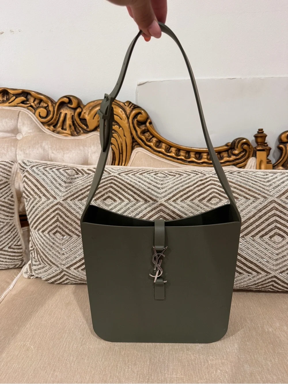 YSL Rubber shoulder bag